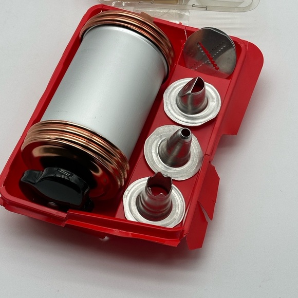 Vintage Mirro 5 pc. Cookie Pastry Press (incomplete) - Picture 5 of 5